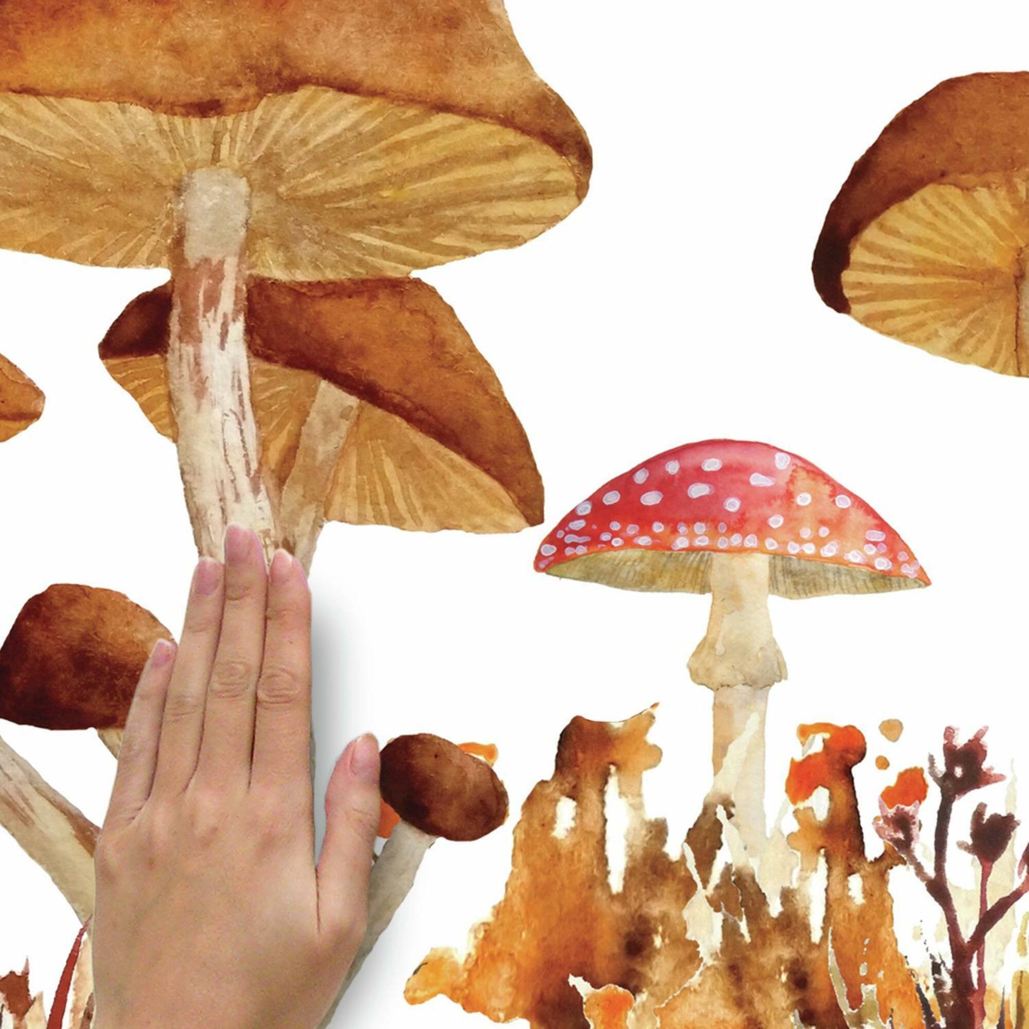RoomMates Mushroom Giant Peel & Stick Wall Decals